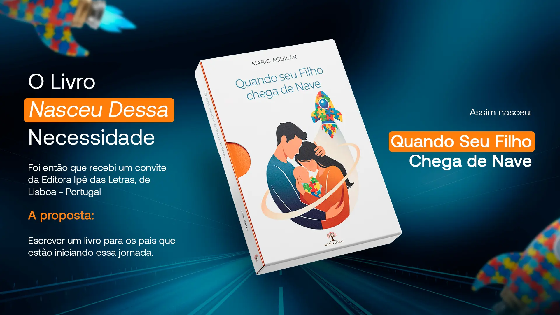 Apresentação do livro Quando seu Filho chega de Nave